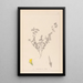 Herbier de la flore française Pl0387 - Louis Antoine Cusin — framed artwork on a wall