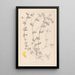 Herbier de la flore française Pl0393 - Louis Antoine Cusin — framed artwork on a wall