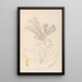 Herbier de la flore française Pl0395 - Louis Antoine Cusin — framed artwork on a wall