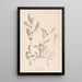 Herbier de la flore française Pl0400 - Louis Antoine Cusin — framed artwork on a wall
