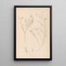 Herbier de la flore française Pl0414 - Louis Antoine Cusin — framed artwork on a wall