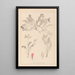 Herbier de la flore française Pl0427 - Louis Antoine Cusin — framed artwork on a wall