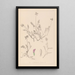 Herbier de la flore française Pl0429 - Louis Antoine Cusin — framed artwork on a wall