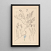 Herbier de la flore française Pl0431 - Louis Antoine Cusin — framed artwork on a wall