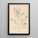 Herbier de la flore française Pl0432 - Louis Antoine Cusin — framed artwork on a wall