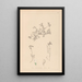 Herbier de la flore française Pl0433 - Louis Antoine Cusin — framed artwork on a wall