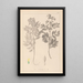 Herbier de la flore française Pl0434 - Louis Antoine Cusin — framed artwork on a wall
