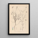 Herbier de la flore française Pl0440 - Louis Antoine Cusin — framed artwork on a wall