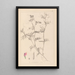 Herbier de la flore française Pl0445 - Louis Antoine Cusin — framed artwork on a wall
