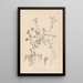 Herbier de la flore française Pl0449 - Louis Antoine Cusin — framed artwork on a wall