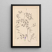 Herbier de la flore française Pl0467 - Louis Antoine Cusin — framed artwork on a wall