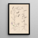 Herbier de la flore française Pl0475 - Louis Antoine Cusin — framed artwork on a wall