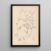 Herbier de la flore française Pl0481 - Louis Antoine Cusin — framed artwork on a wall