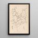 Herbier de la flore française Pl0484 - Louis Antoine Cusin — framed artwork on a wall