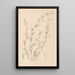 Herbier de la flore française Pl0486 - Louis Antoine Cusin — framed artwork on a wall
