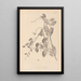 Herbier de la flore française Pl0494 - Louis Antoine Cusin — framed artwork on a wall