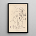 Herbier de la flore française Pl0501 - Louis Antoine Cusin — framed artwork on a wall