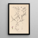 Herbier de la flore française Pl0502 - Louis Antoine Cusin — framed artwork on a wall