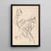 Herbier de la flore française Pl0505 - Louis Antoine Cusin — framed artwork on a wall
