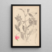 Herbier de la flore française Pl0507 - Louis Antoine Cusin — framed artwork on a wall