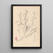 Herbier de la flore française Pl0523 - Louis Antoine Cusin — framed artwork on a wall