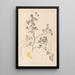 Herbier de la flore française Pl0530 - Louis Antoine Cusin — framed artwork on a wall
