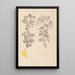 Herbier de la flore française Pl0531 - Louis Antoine Cusin — framed artwork on a wall