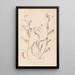 Herbier de la flore française Pl0542 - Louis Antoine Cusin — framed artwork on a wall