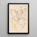 Herbier de la flore française Pl0544 - Louis Antoine Cusin — framed artwork on a wall