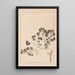 Herbier de la flore française Pl0822 - Louis Antoine Cusin — framed artwork on a wall