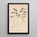 Herbier de la flore française Pl0840 - Louis Antoine Cusin — framed artwork on a wall