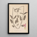 Herbier de la flore française Pl0863 - Louis Antoine Cusin — framed artwork on a wall
