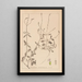 Herbier de la flore française Pl0917 - Louis Antoine Cusin — framed artwork on a wall