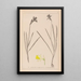 Herbier de la flore française Pl0961 - Louis Antoine Cusin — framed artwork on a wall