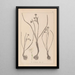 Herbier de la flore française Pl0974 - Louis Antoine Cusin — framed artwork on a wall