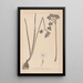 Herbier de la flore française Pl0975 - Louis Antoine Cusin — framed artwork on a wall