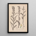 Herbier de la flore française Pl0984 - Louis Antoine Cusin — framed artwork on a wall
