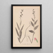 Herbier de la flore française Pl0985 - Louis Antoine Cusin — framed artwork on a wall