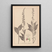 Herbier de la flore française Pl0988 - Louis Antoine Cusin — framed artwork on a wall