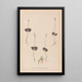French flora herbarium painting Pl0992 - Louis Antoine Cusin — framed artwork on a wall