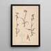 Herbier de la flore française Pl1008 - Louis Antoine Cusin — framed artwork on a wall
