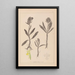 Herbier de la flore française Pl1041 - Louis Antoine Cusin — framed artwork on a wall
