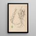 Herbier de la flore française Pl1084 - Louis Antoine Cusin — framed artwork on a wall