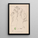 Herbier de la flore française Pl1085 - Louis Antoine Cusin — framed artwork on a wall