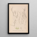Herbier de la flore française Pl1090 - Louis Antoine Cusin — framed artwork on a wall