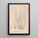 Herbier de la flore française Pl1092 - Louis Antoine Cusin — framed artwork on a wall