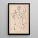 Herbier de la flore française Pl1094 - Louis Antoine Cusin — framed artwork on a wall