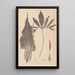 Herbier de la flore française Pl1104 - Louis Antoine Cusin — framed artwork on a wall