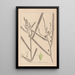 Herbier de la flore française Pl1118 - Louis Antoine Cusin — framed artwork on a wall