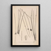 French flora herbarium painting Pl1122 - Louis Antoine Cusin — framed artwork on a wall